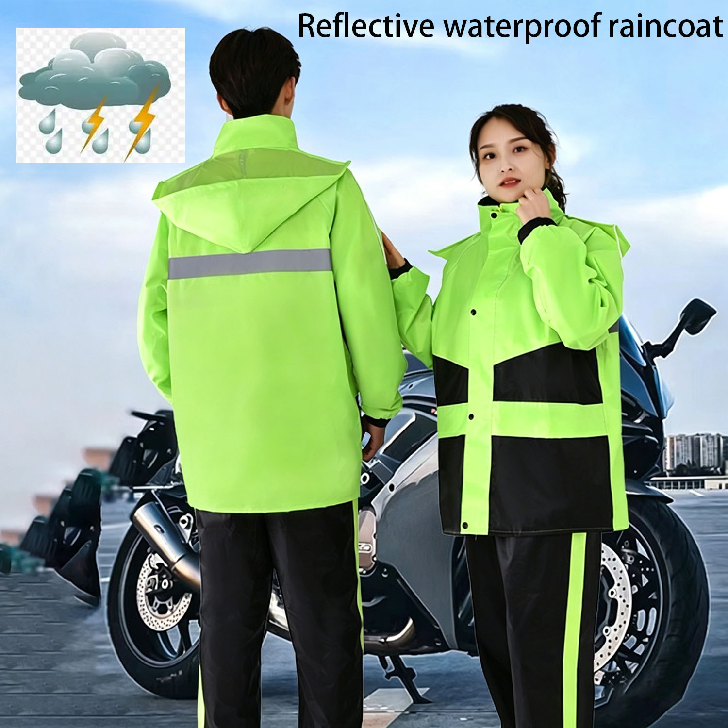 Motorcycle Gear Jacket Women - Motorcycle Raincoat Suits Men Women Waterproof
