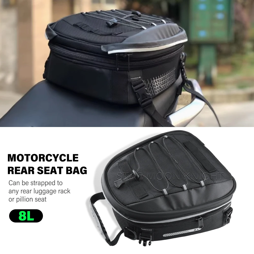 Tail Bag Rack - Motorcycle Rear Seat Bag Luggage Rack