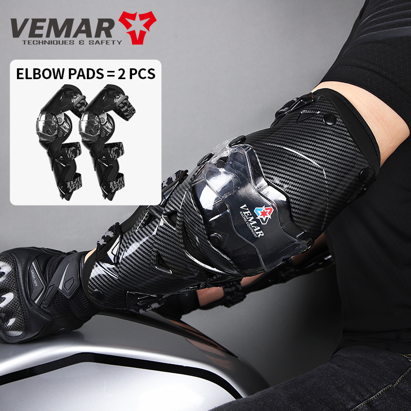Motorcycle Gear For Woman - VEMAR E-18H Motocross Elbow Protectors Motorcycle