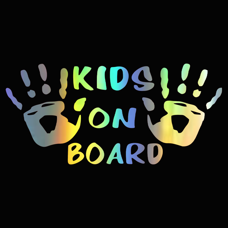 3D Car Sticker KIDS ON BOARD C - Motorcycle Gear Equipment 评论和价格