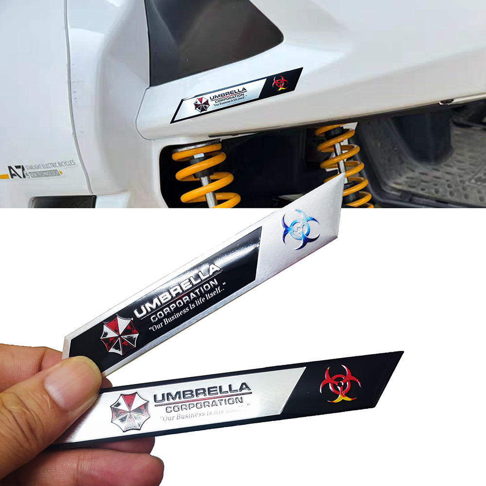 Umbrella 3D Metal Car Stickers - Motorcycle Gear Equipment 评论和价格
