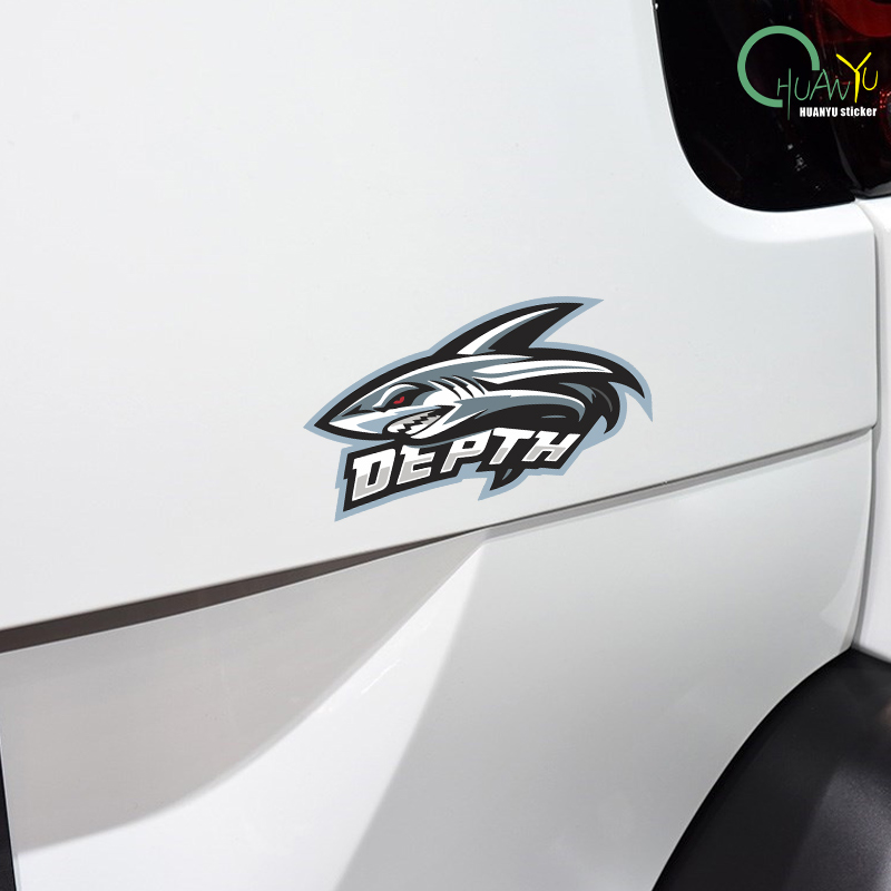 Shark sticker creative persona - Motorcycle Gear Equipment 评论和价格