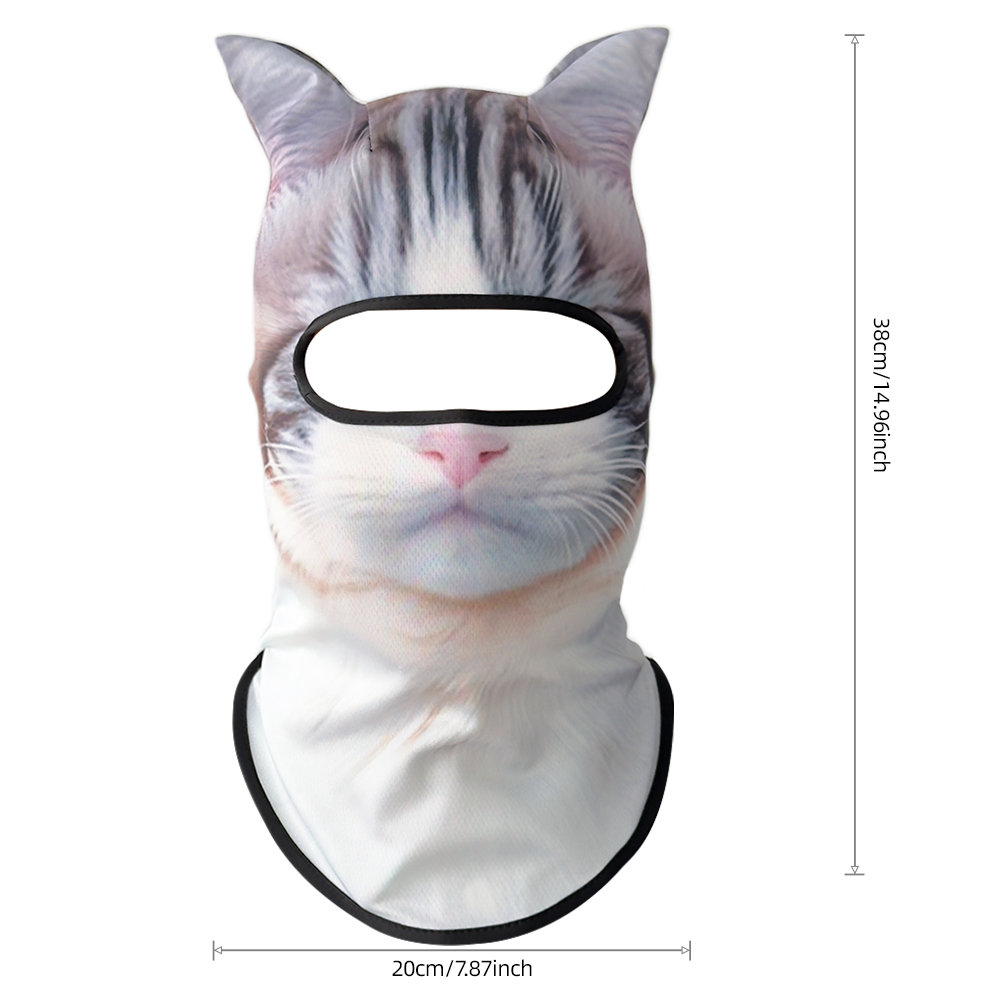 3D Animal Face Mask Motorcycle - Motorcycle Gear Dogs 评论和价格