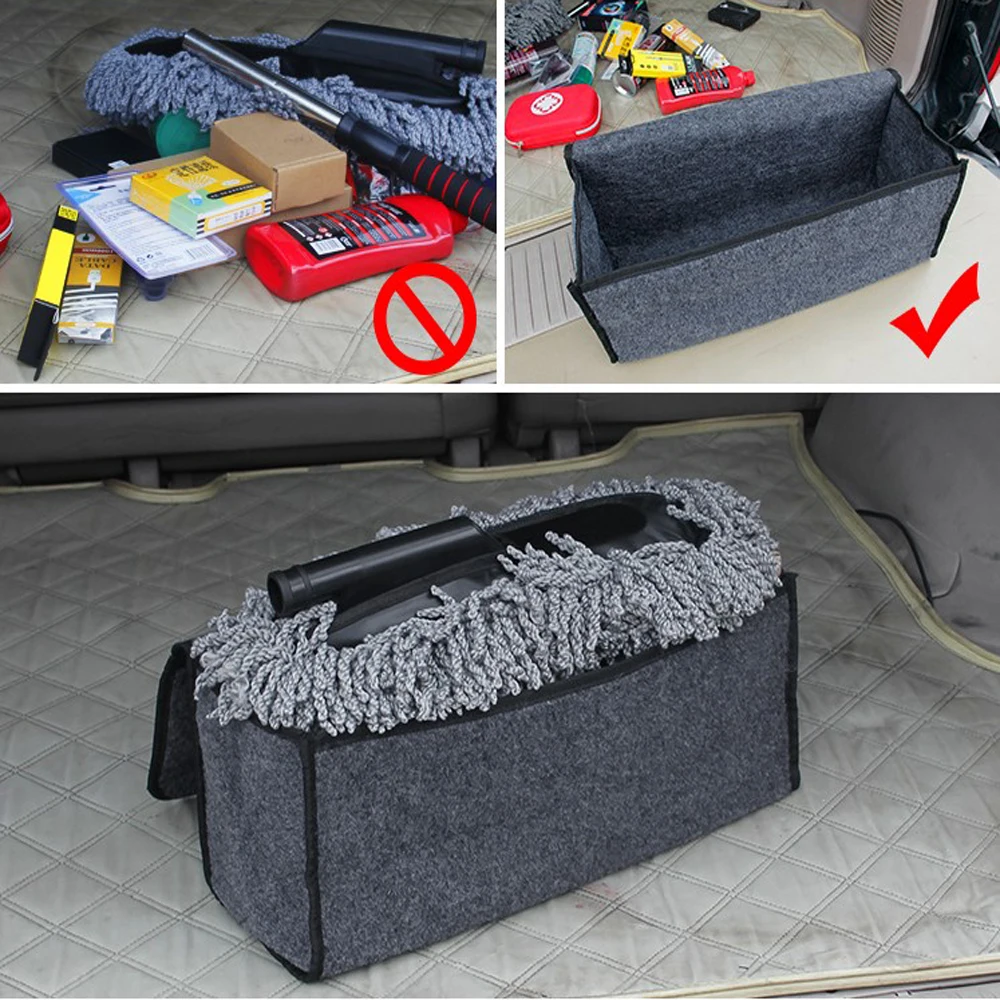 KKJOY Felt Car Trunk Organizer - Tail Bag Rack 评论和价格