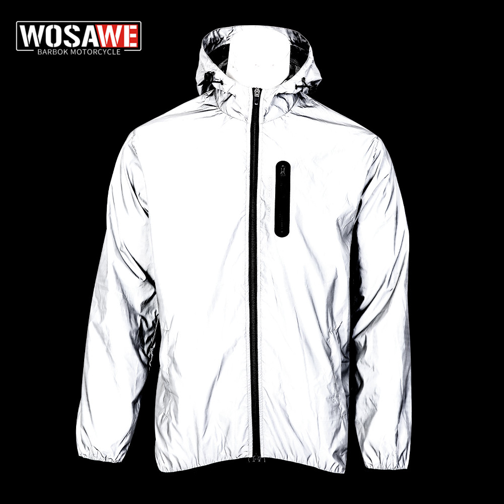 WOSAWE Autumn Winter Men Refle - Gearx Motorcycle Jacket 评论和价格