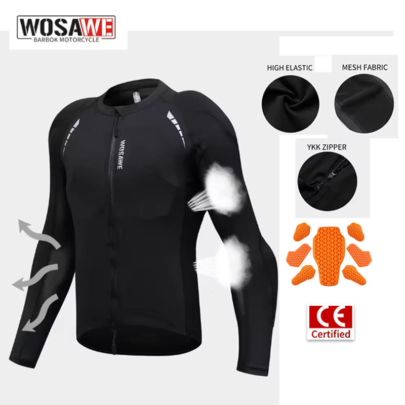 WOSAWE Men's Motorcycle Jacket - Gearx Motorcycle Jacket 评论和价格