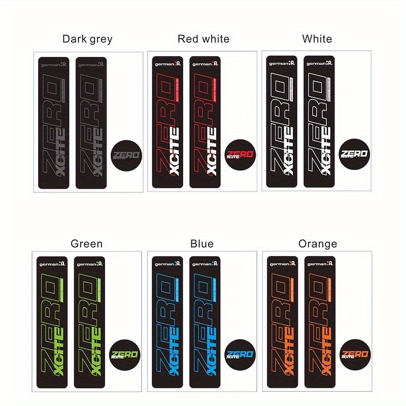 1Set ZERO XCITE Stickers, Wate - Zero Motorcycle Gear 评论和价格