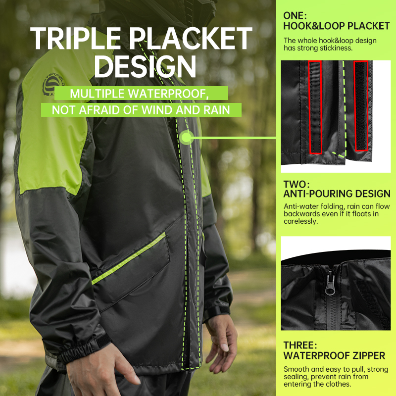 SFK Motorcycle Raincoat Rainpa - Motorcycle Gear For Woman 评论和价格