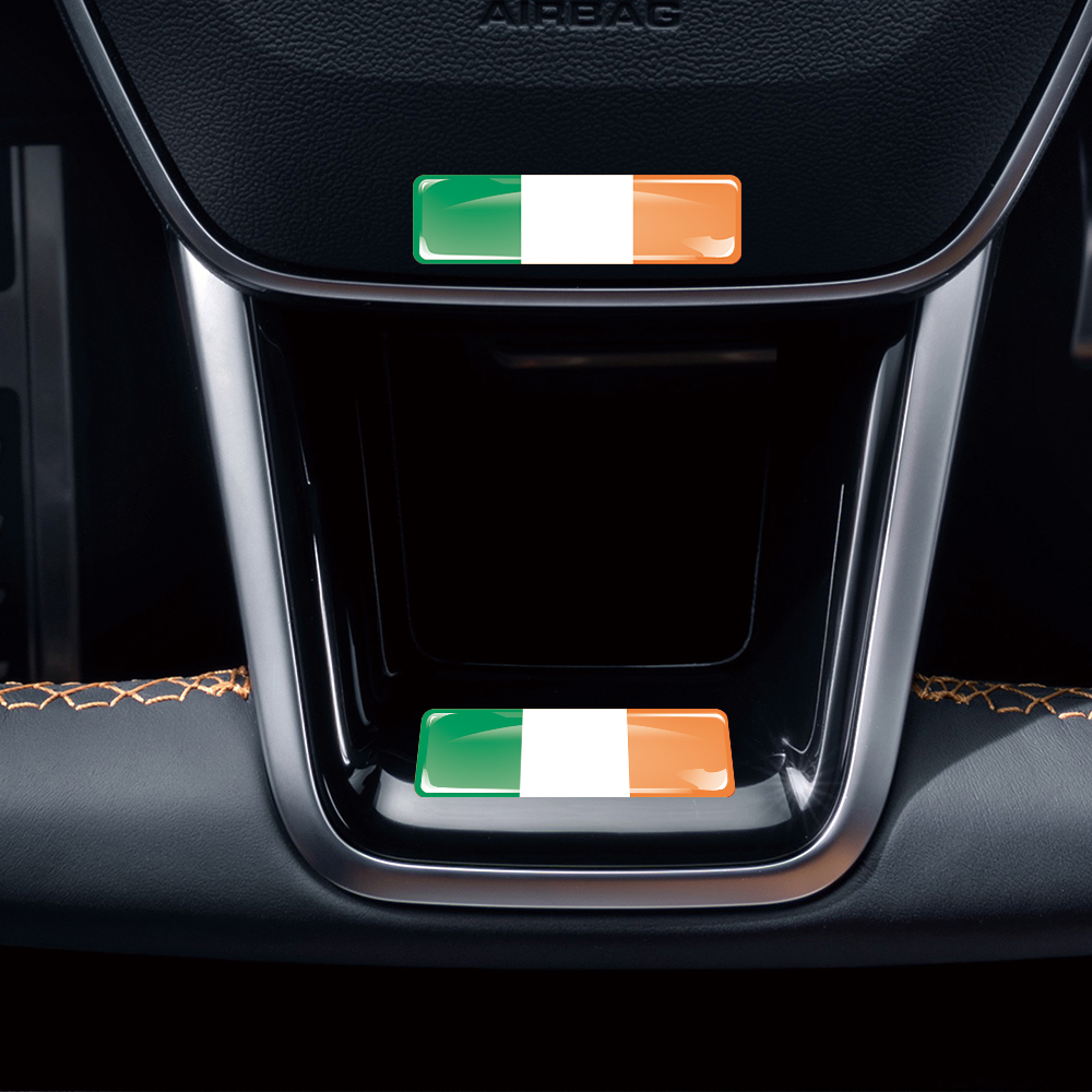 Ireland Flag 3D Epoxy Resin De - Motorcycle Gear Ireland 评论和价格