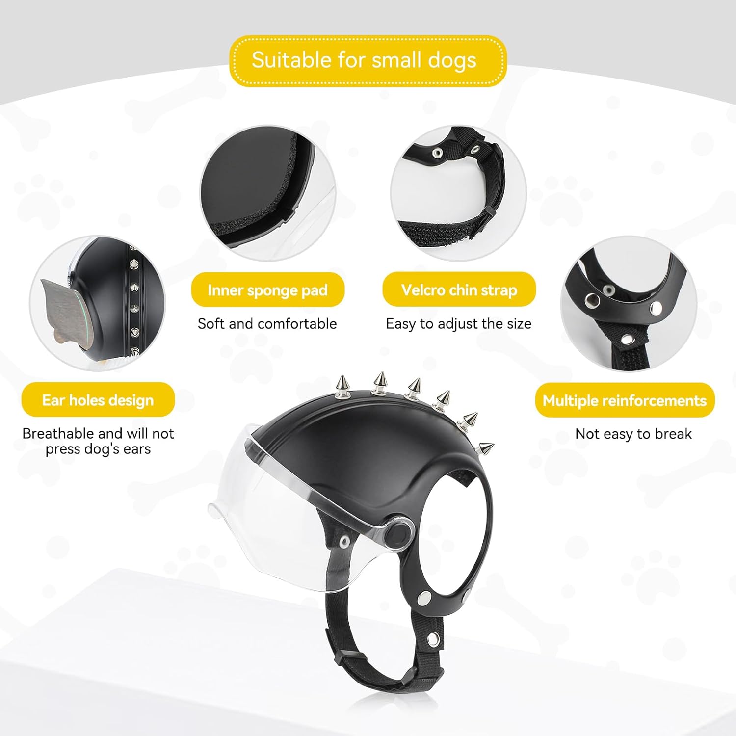 Small Dog Helmet Pet Motorcycl - Motorcycle Gear Dogs 评论和价格
