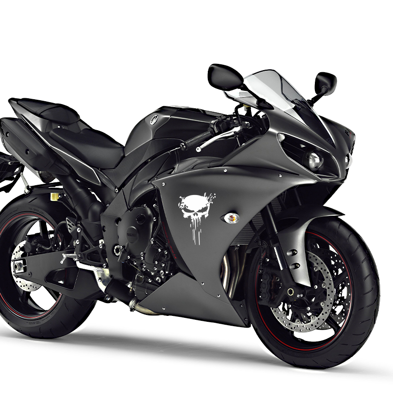 Motorcycle Stickers Skull Stic - Motorcycle Gear Equipment 评论和价格