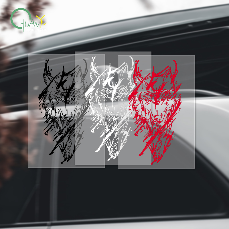 Dark magic wolf car decals car - Motorcycle Gear Equipment 评论和价格