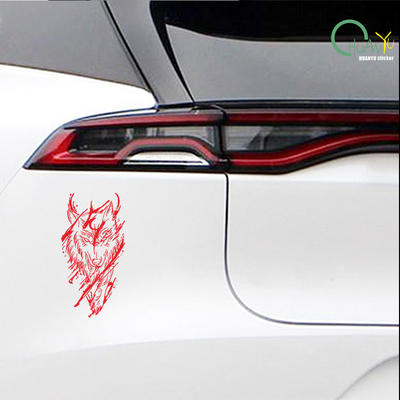 Dark magic wolf car decals car - Motorcycle Gear Equipment 评论和价格