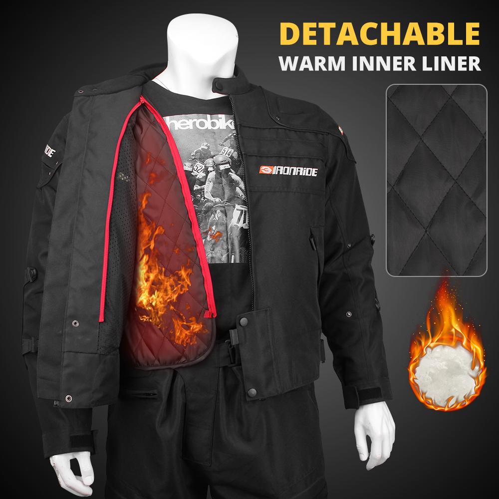 Men's Motorcycle Jacket Anti-F - Gearx Motorcycle Jacket 评论和价格